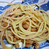 お茶漬け納豆パスタ